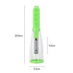 Multifunctional Carrot Peeling Knife Vegetable Fruit Peeler with Storage Box Container