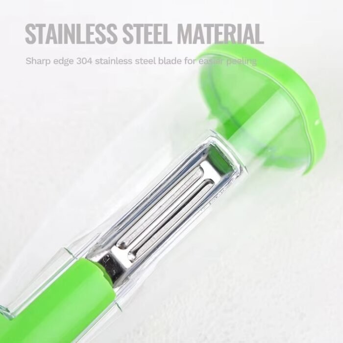 Multifunctional Carrot Peeling Knife Vegetable Fruit Peeler with Storage Box Container