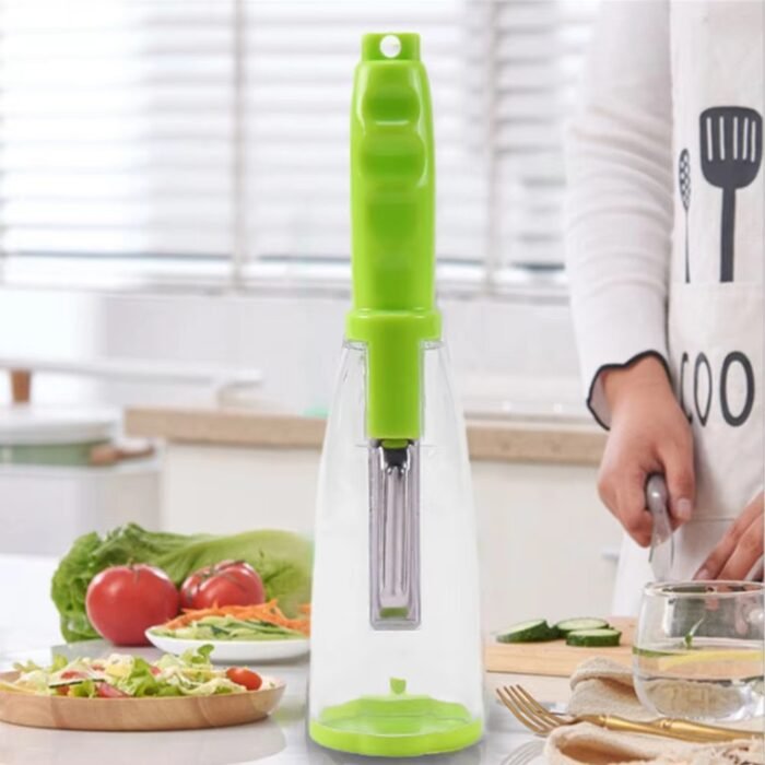 Multifunctional Carrot Peeling Knife Vegetable Fruit Peeler with Storage Box Container