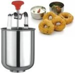 manual aluminum donut dispenser plunger hopper cake batter maker UAE