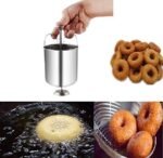manual aluminum donut dispenser plunger hopper cake batter maker UAE