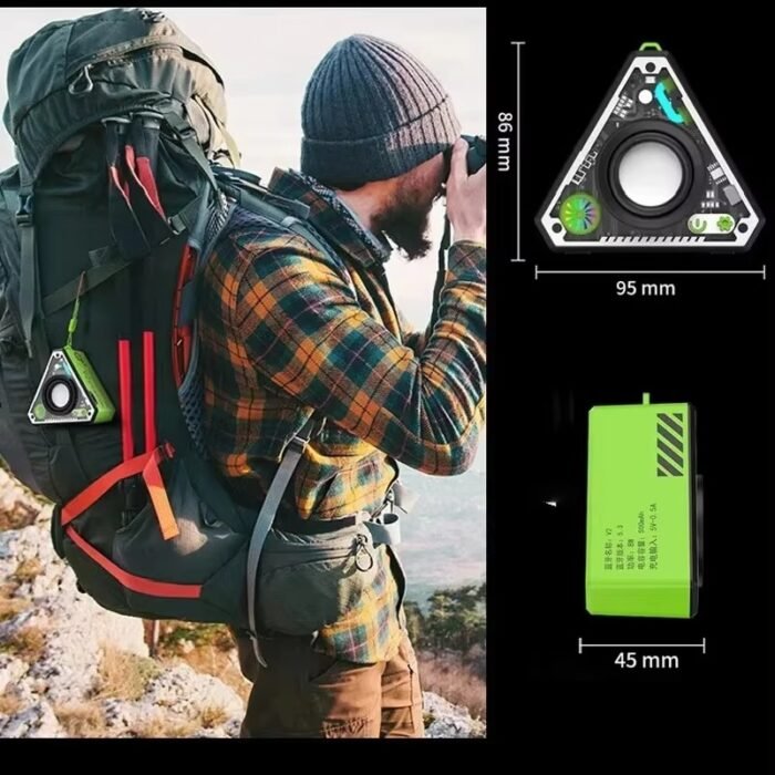 Electronic Mini Party Bluetooth Speaker with RGB Light – TWS Stereo Bass Subwoofer, Outdoor Sound Bar, Mecha Portable Speaker