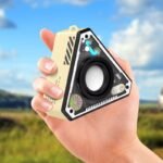 Electronic Mini Party Bluetooth Speaker with RGB Light – TWS Stereo Bass Subwoofer, Outdoor Sound Bar, Mecha Portable Speaker