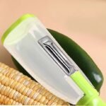 Ergonomic Palm Fruit & Vegetable Peeler – Quick-Glide Paring Knife for Potatoes, Apples & More