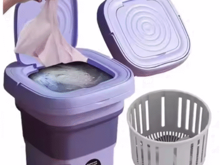 foldable mini washing machine portable automatic rotary dryer UAE
