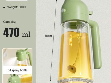 Glass Olive Oil Spray Bottle & Dispenser for Cooking