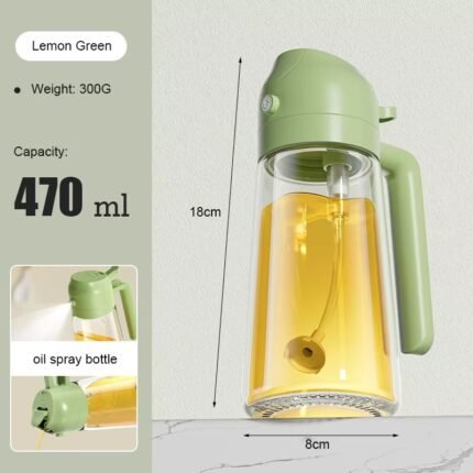 Glass Olive Oil Spray Bottle & Dispenser for Cooking