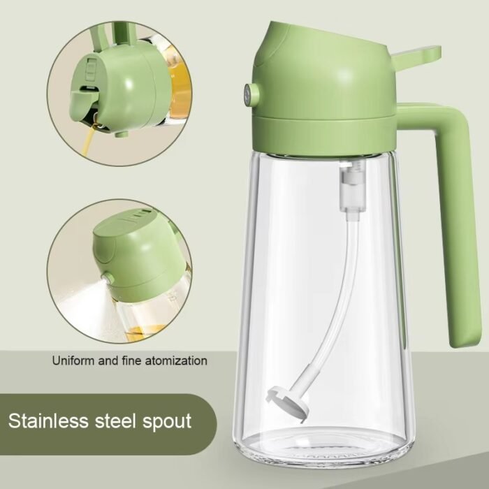 Glass Olive Oil Spray Bottle & Dispenser for Cooking