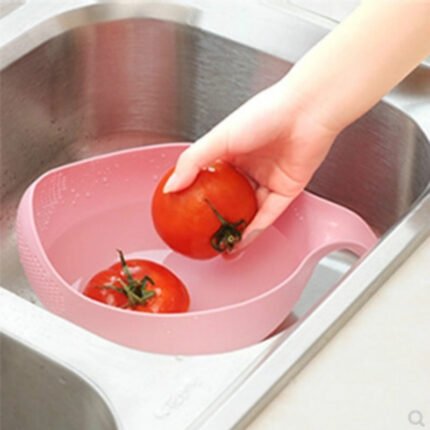Handheld Rice Washing Brush – BPA-Free Plastic Kitchen Rinsing Tool for Easy & Safe Rice Prep