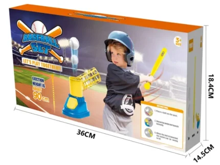 Kids’ Pop-Up Baseball Set – Outdoor Sports Toy Balls & Garden Play Structure