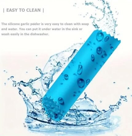 Manual Silicone Garlic Peeler Roller – Easy Garlic Skin Remover & Kitchen Stripping Tool