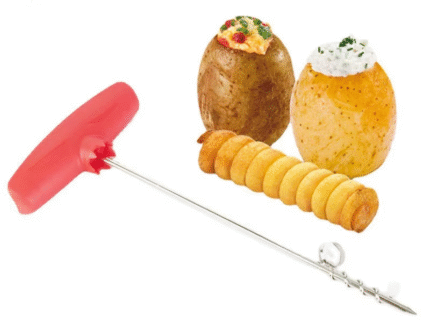 manual spiral potato vegetable slicer twist french fry roller UAE