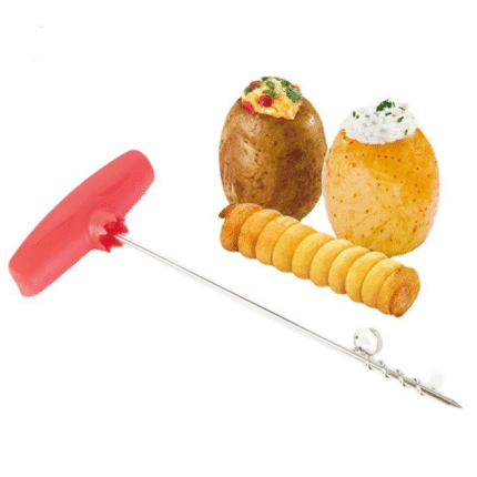 manual spiral potato vegetable slicer twist french fry roller UAE