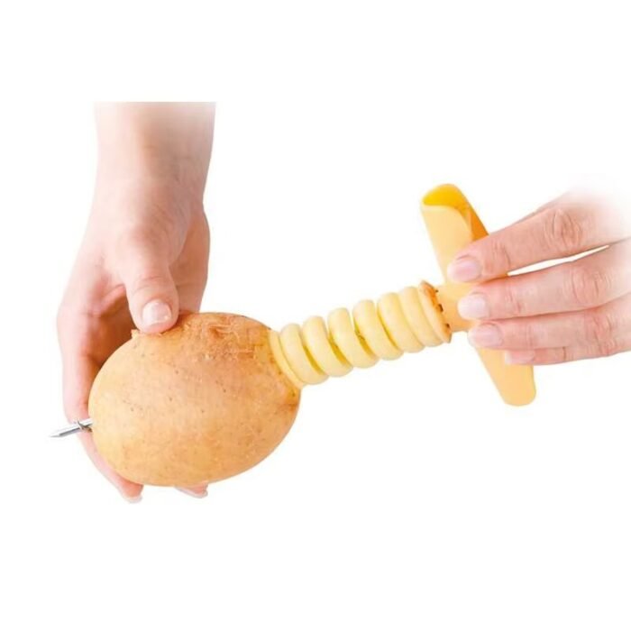 manual spiral potato vegetable slicer twist french fry roller UAE