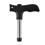 Manual Young Coconut Opener Tool – Stainless Steel Hole Drilling Cutter with Plastic Handle