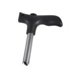 Manual Young Coconut Opener Tool – Stainless Steel Hole Drilling Cutter with Plastic Handle