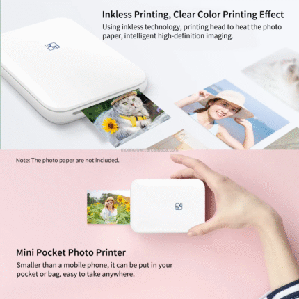Mini Pocket 3 Inch Bluetooth Wireless AR Picture Printer 3