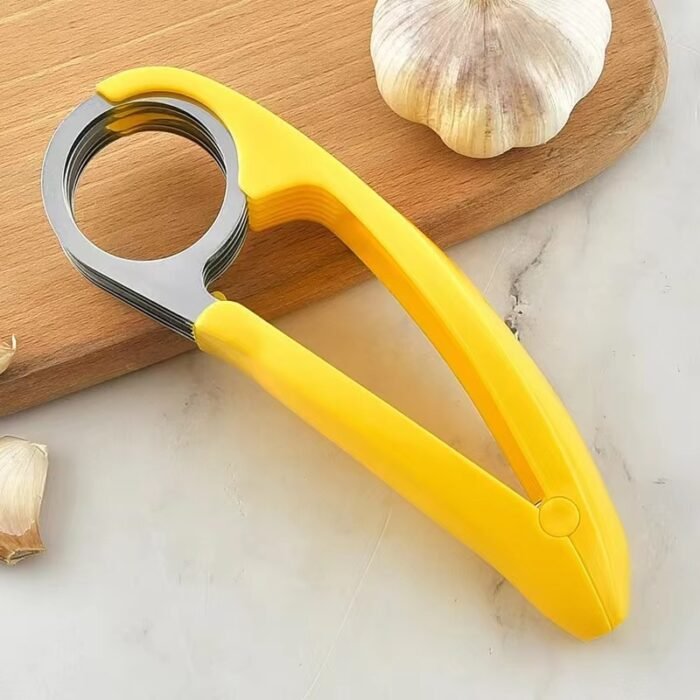 Multi-Function Fruit & Sausage Slicer – Stainless Steel Banana, Ham & Veggie Cutter for Quick Salads