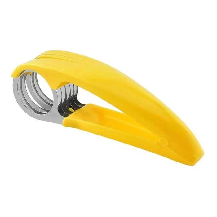 Multi-Function Fruit & Sausage Slicer – Stainless Steel Banana, Ham & Veggie Cutter for Quick Salads