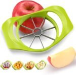Stainless Steel Apple Slicer & Corer – Quick Fruit Cutter for Kitchen and Snack Prep