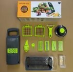 16-in-1 Multifunctional Vegetable Cutter & Chopper – Mandoline Slicer, Onion Dicer, Kitchen Tool Set