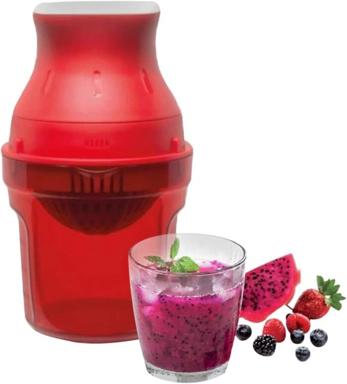2-in-1 Manual Hand Press Juicer for Pomegranate, Orange & Lime – Fresh Fruit Extractor