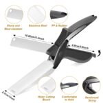2-in-1 Stainless Steel Smart Scissors with Cutting Board – Kitchen Chopper Tool