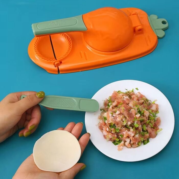 2‑in‑1 Plastic Dumpling & Empanada Press Maker – Press & Mold Tool for Handmade Dumplings and Pastries