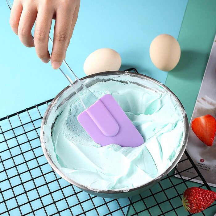 3-Piece Baking Tool Set – Whisk, Silicone Spatula & Oil Brush – Heat Resistant Kitchen Gadgets