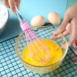 3-Piece Baking Tool Set – Whisk, Silicone Spatula & Oil Brush – Heat Resistant Kitchen Gadgets