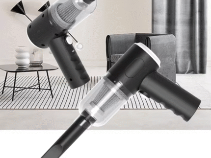 3-in-1 High-Power Wireless Car Vacuum Cleaner – Portable Suction, Blower & Multifunction Cleaner for Vehicle & Laptop