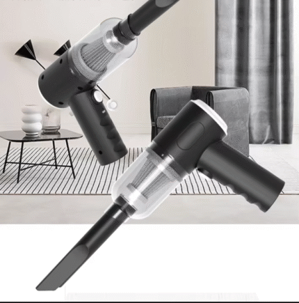 3-in-1 High-Power Wireless Car Vacuum Cleaner – Portable Suction, Blower & Multifunction Cleaner for Vehicle & Laptop