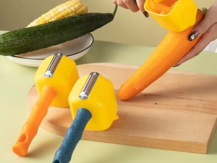 3-in-1 Stainless Steel Vegetable & Fruit Peeler with Storage Box