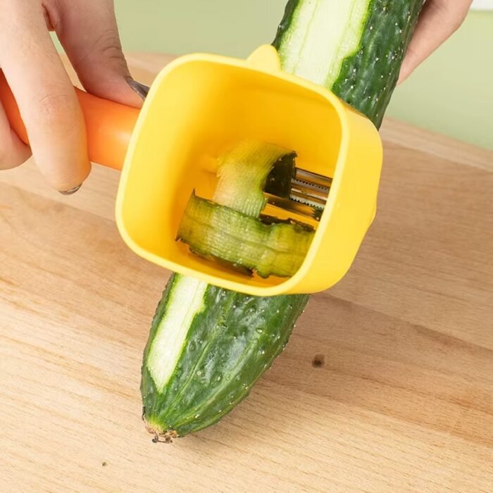 3-in-1 Stainless Steel Vegetable & Fruit Peeler with Storage Box
