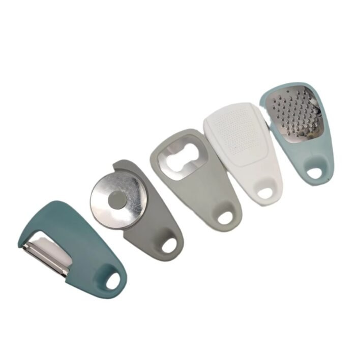 5-in-1 Multi-Functional Kitchen Gadget Set – Foldable Wire Cutter, Peeler & Bottle Opener Portable Tool