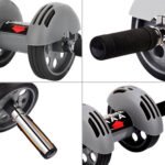 Ab Wheel Roller for Abs & Core Workout – Home Gym Abdominal Exercise Equipment