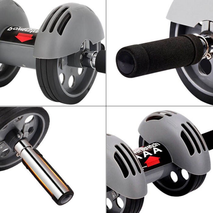 Ab Wheel Roller for Abs & Core Workout – Home Gym Abdominal Exercise Equipment