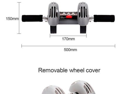 Ab Wheel Roller for Abs & Core Workout – Home Gym Abdominal Exercise Equipment