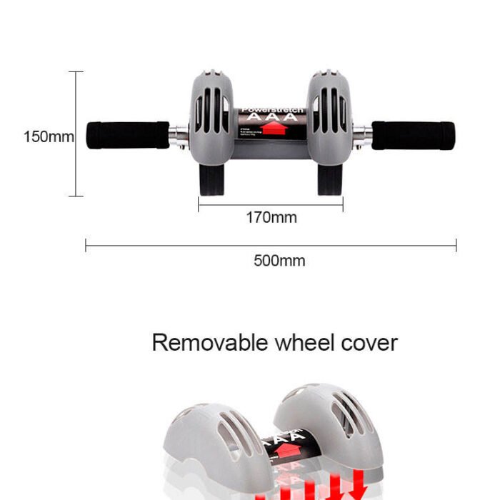 Ab Wheel Roller for Abs & Core Workout – Home Gym Abdominal Exercise Equipment