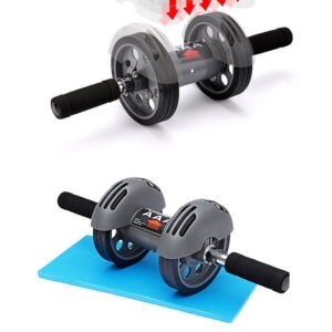 Ab Wheel Roller for Abs & Core Workout – Home Gym Abdominal Exercise Equipment