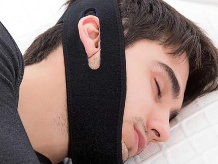 Adjustable Anti-Snore Comfort Fit Chin Strap – Stop Snoring Sleep Aid Device