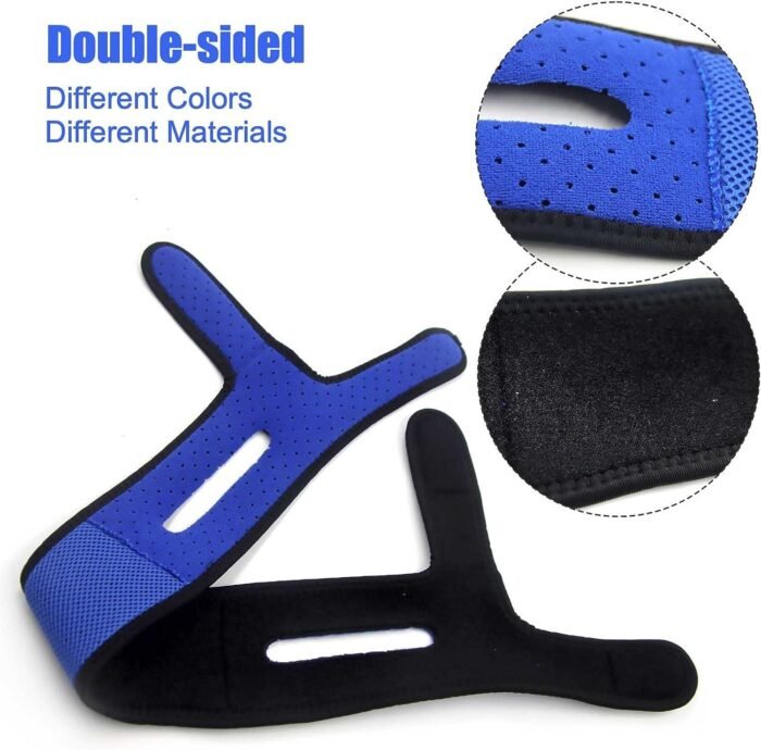 Adjustable Anti-Snore Comfort Fit Chin Strap – Stop Snoring Sleep Aid Device