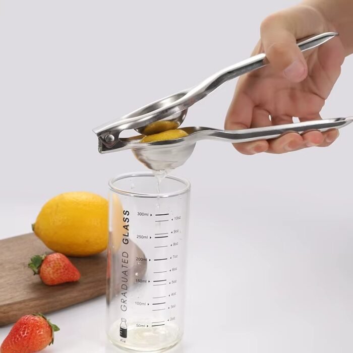 Premium Heavy-Duty Stainless Steel Lemon & Citrus Squeezer – Manual Hand Press Juicer for Kitchen & Bar
