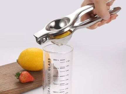 Premium Heavy-Duty Stainless Steel Lemon & Citrus Squeezer – Manual Hand Press Juicer for Kitchen & Bar