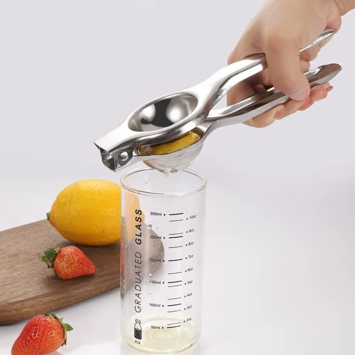 Premium Heavy-Duty Stainless Steel Lemon & Citrus Squeezer – Manual Hand Press Juicer for Kitchen & Bar