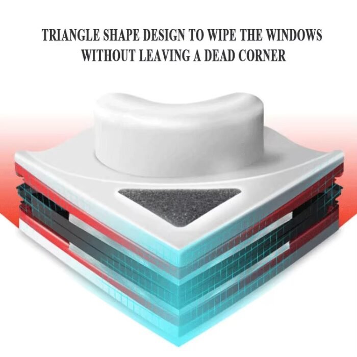 Adjustable Double-Sided Magnetic Window Glass Cleaner with Water Storage – Easy Wiper Tool for Home & Office
