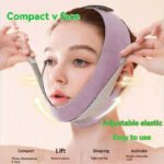 Adjustable Elastic V Line Face Slimming Belt – Double Chin Reducer for Men & Women