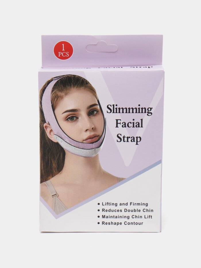 Adjustable Elastic V Line Face Slimming Belt – Double Chin Reducer for Men & Women