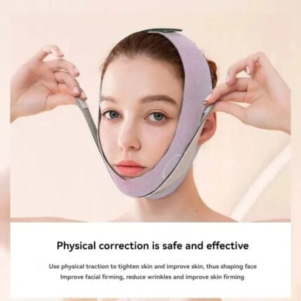 Adjustable Elastic V Line Face Slimming Belt – Double Chin Reducer for Men & Women