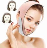 Adjustable Elastic V Line Face Slimming Belt – Double Chin Reducer for Men & Women